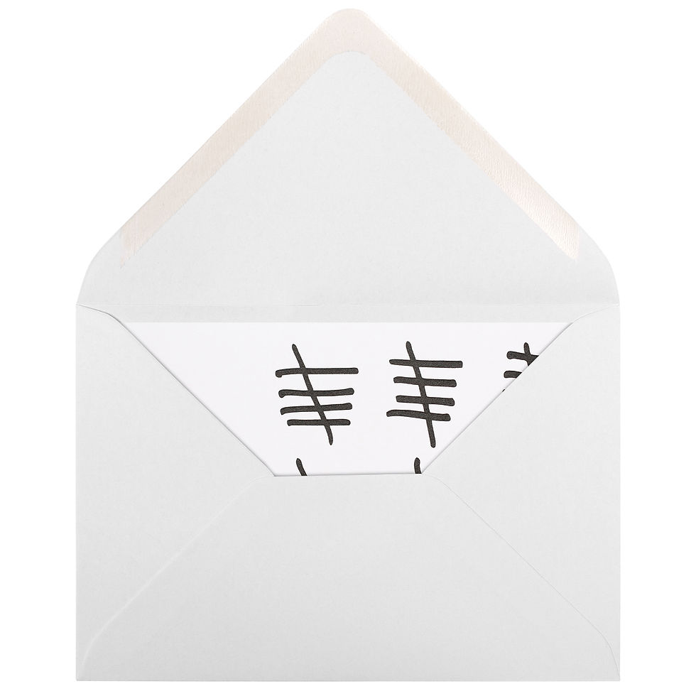 Miniaturbild: Postkarte „Strichliste 50“