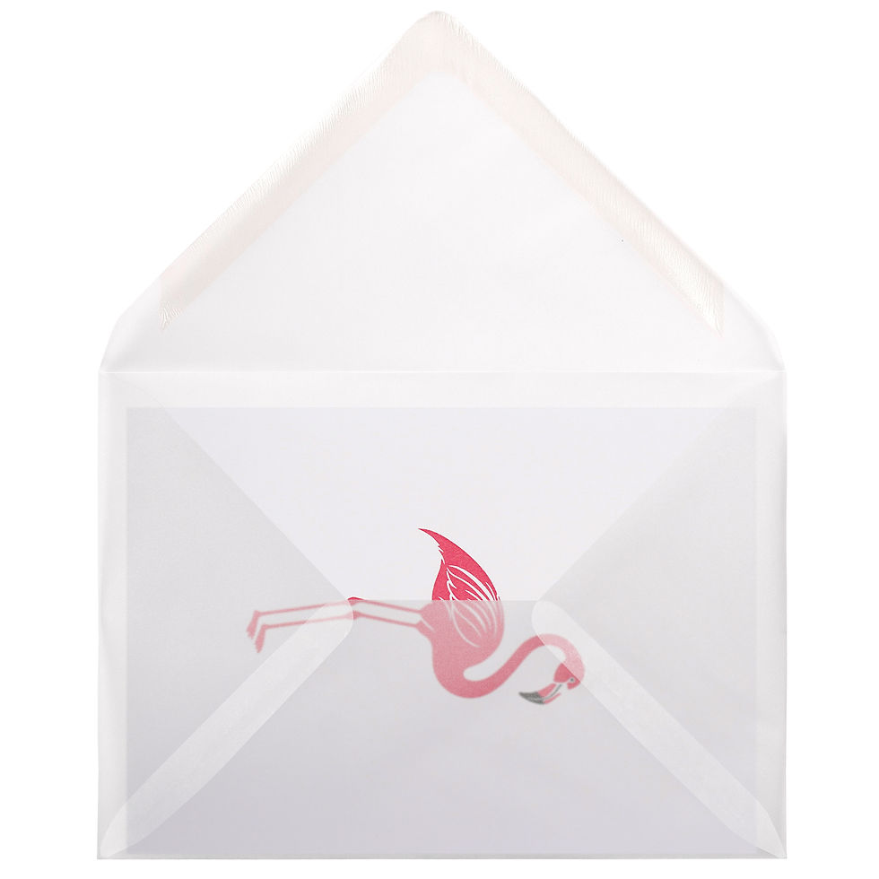 Miniaturbild: Postkarte „Flamingo“