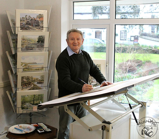 Peter Harvey Graver Painting in Elerkey Gallery