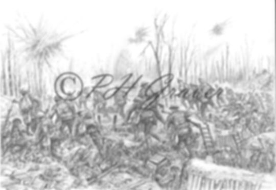 MAT#13 Over The Top Pencil Drawing