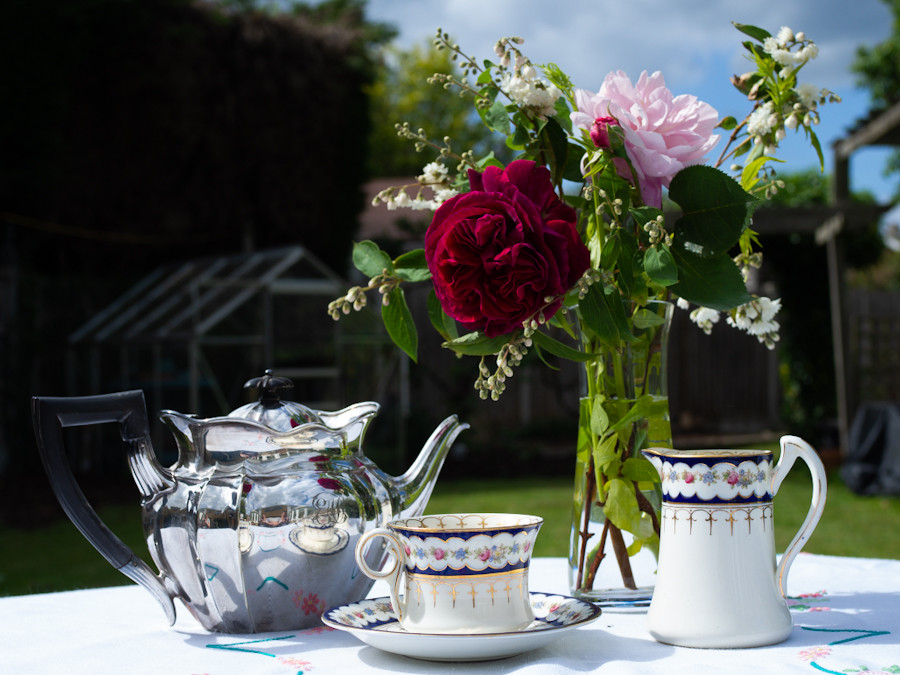 Tea break in the garden