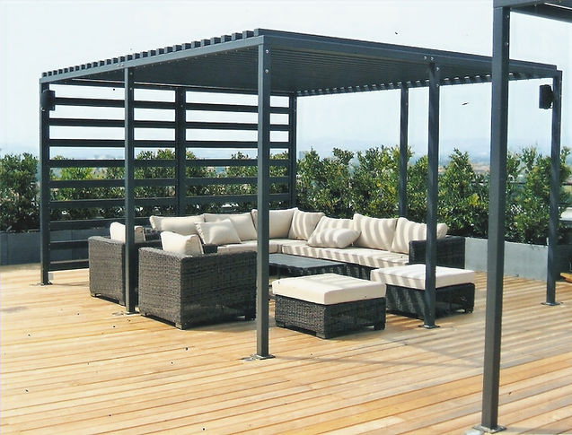 Gazebo metallico a Reggio Emilia