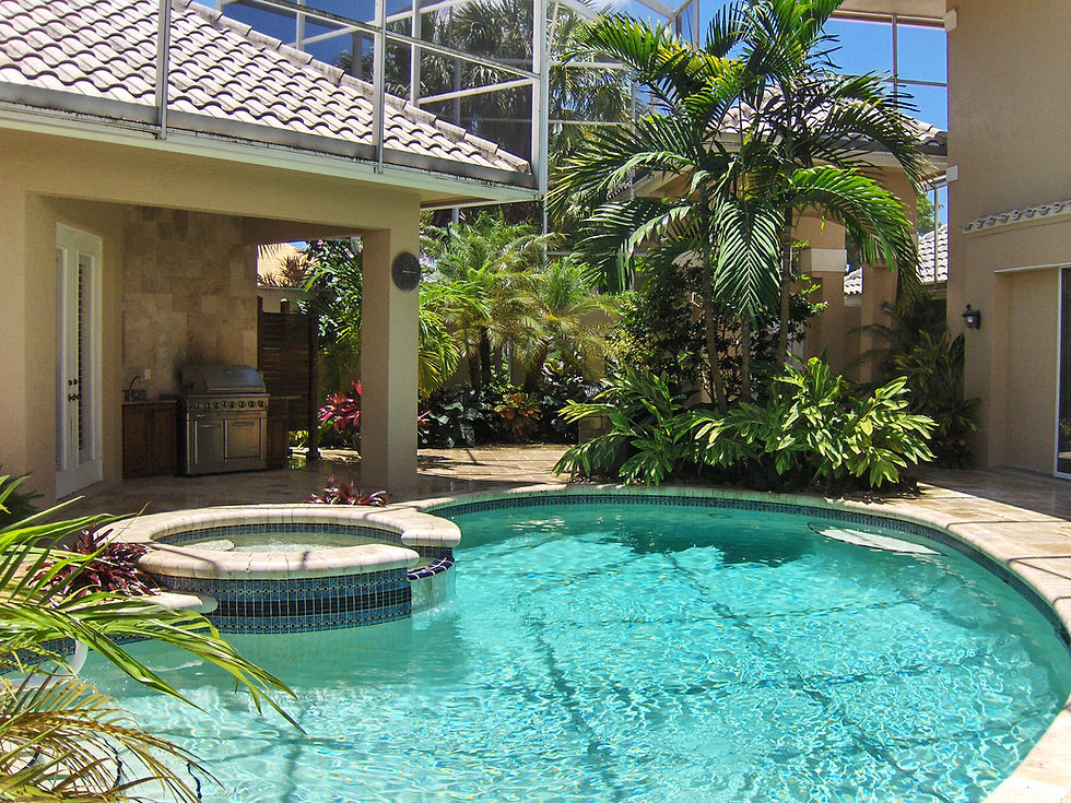 Bonita Bay Courtyard Landscape