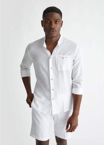 Camicia Coreana Camicia Lino Liu Jo Camicia Bianca Camicie Uomo