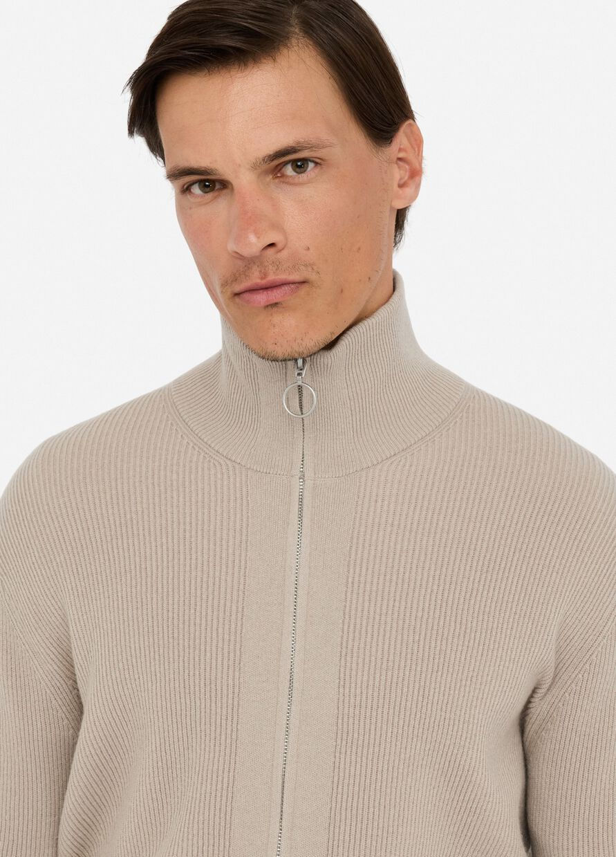 Miniatura: LIU JO Cardigan in lana e cashmere con zip