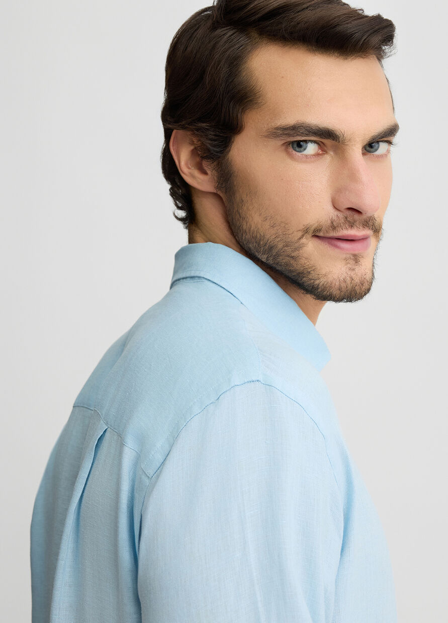 Miniatura: LIU JO Camicia azzurra 100% lino