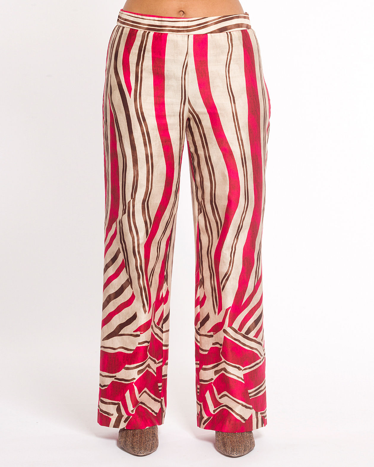 GAIA LIFE - Pantalone in cotone stampato