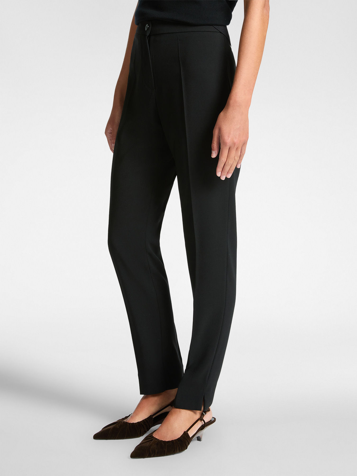 ELENAMIRO' Pantaloni slim in tessuto stretch