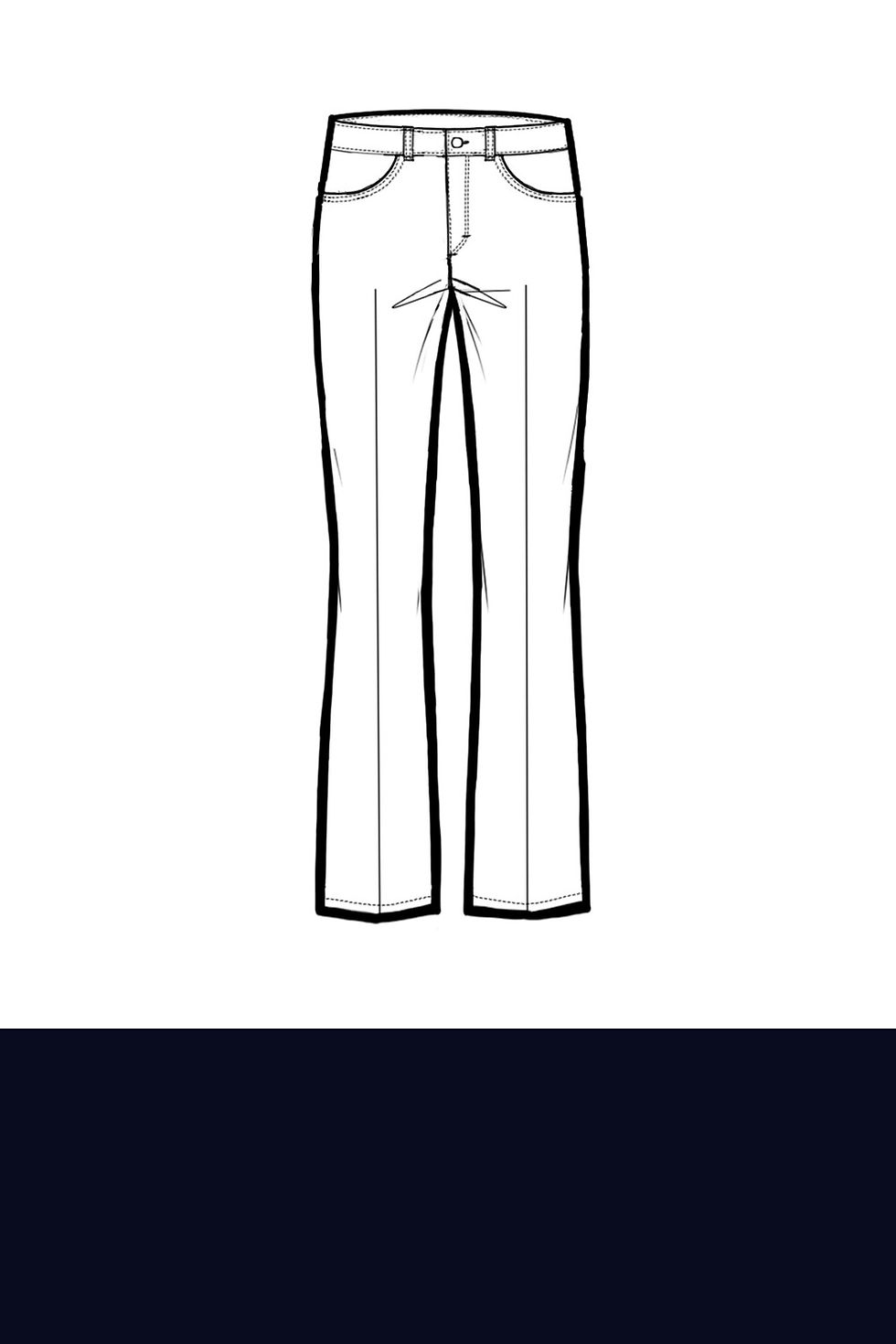 Miniatura: DIANA GALLESI PANTALONE KICK FLARE IN VELLUTO