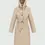 Miniatura: EMME Cappotto in panno soft imbottito - ECRU`