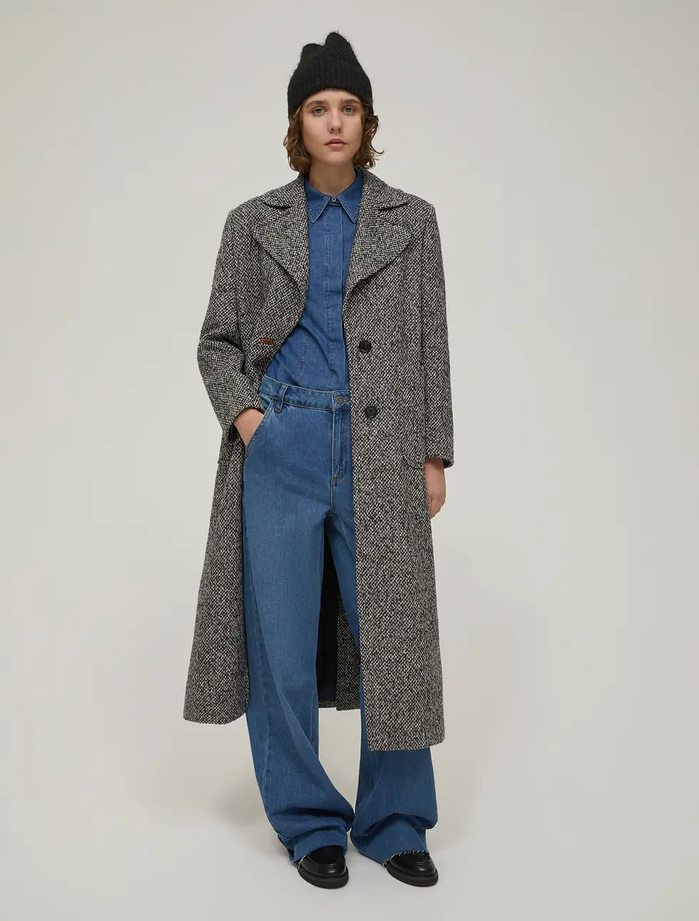 Miniatura: PENNYBLACK Cappotto midi in tweed
