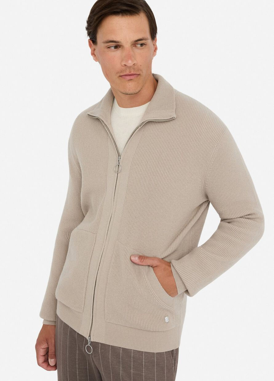 Miniatura: LIU JO Cardigan in lana e cashmere con zip