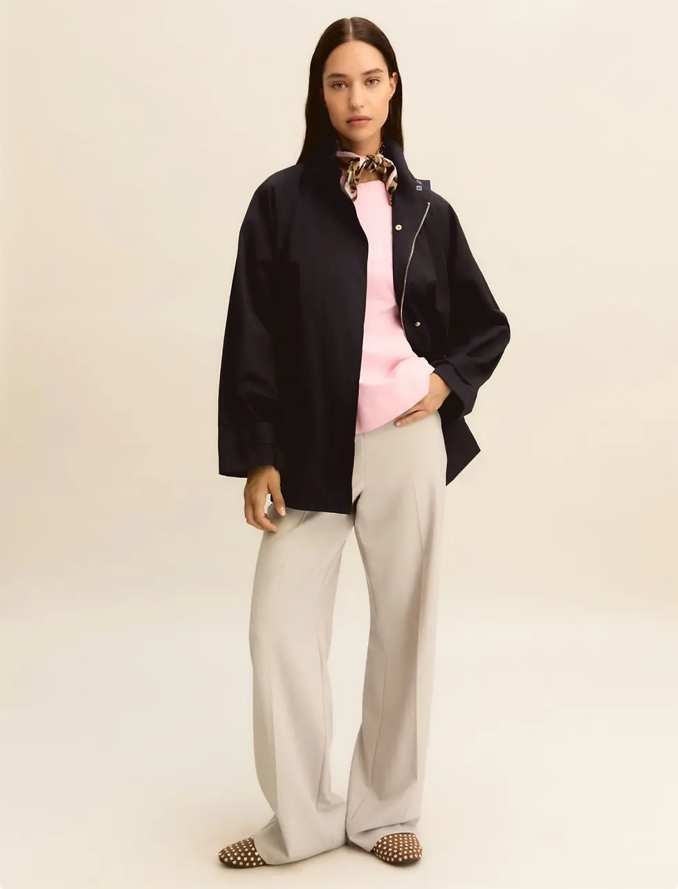 Miniatura: EMME  -   T-SHIRT IN JERSEY CON FOULARD