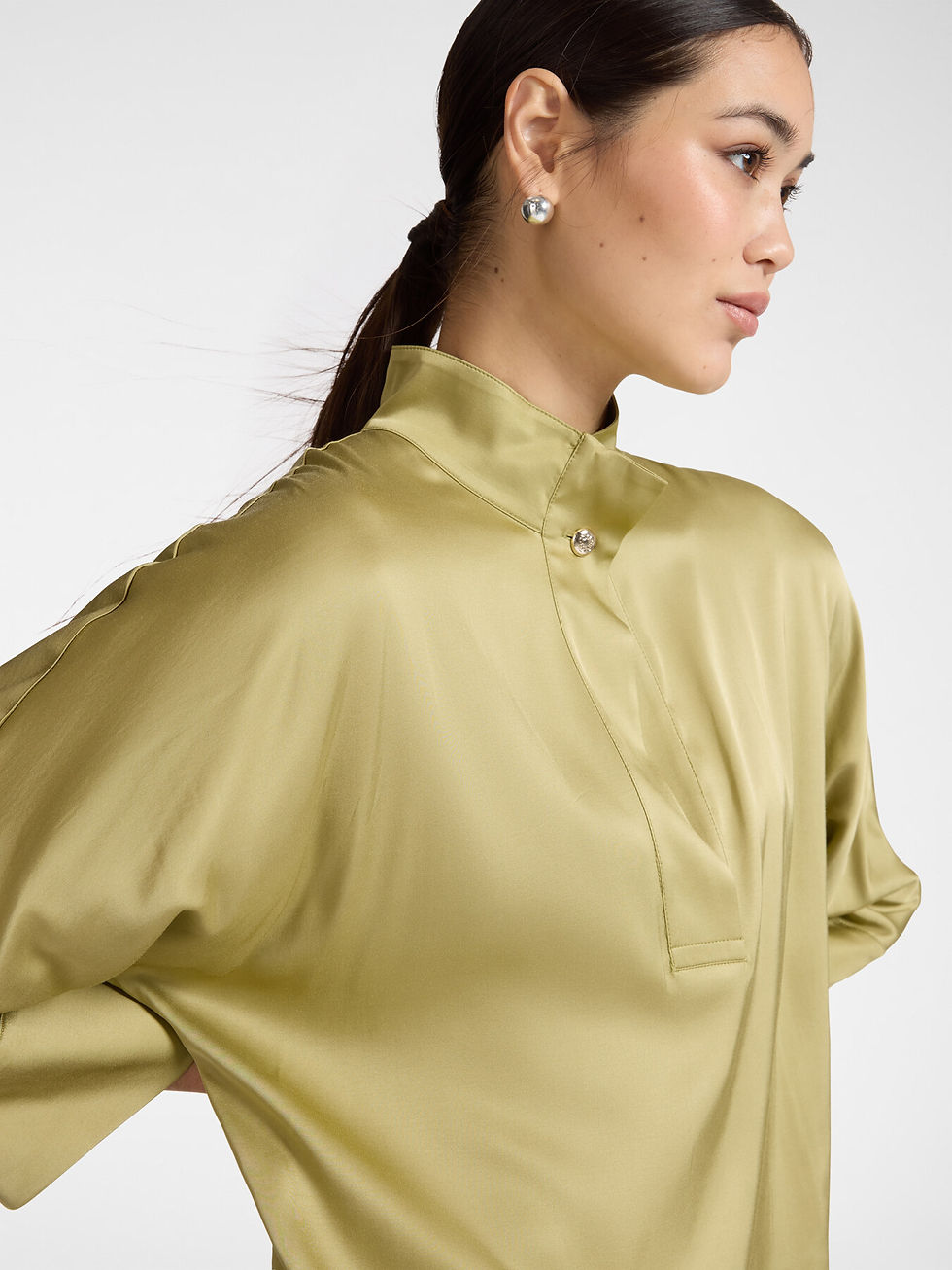 Miniatura: ELENAMIRO' -  Camicia in raso