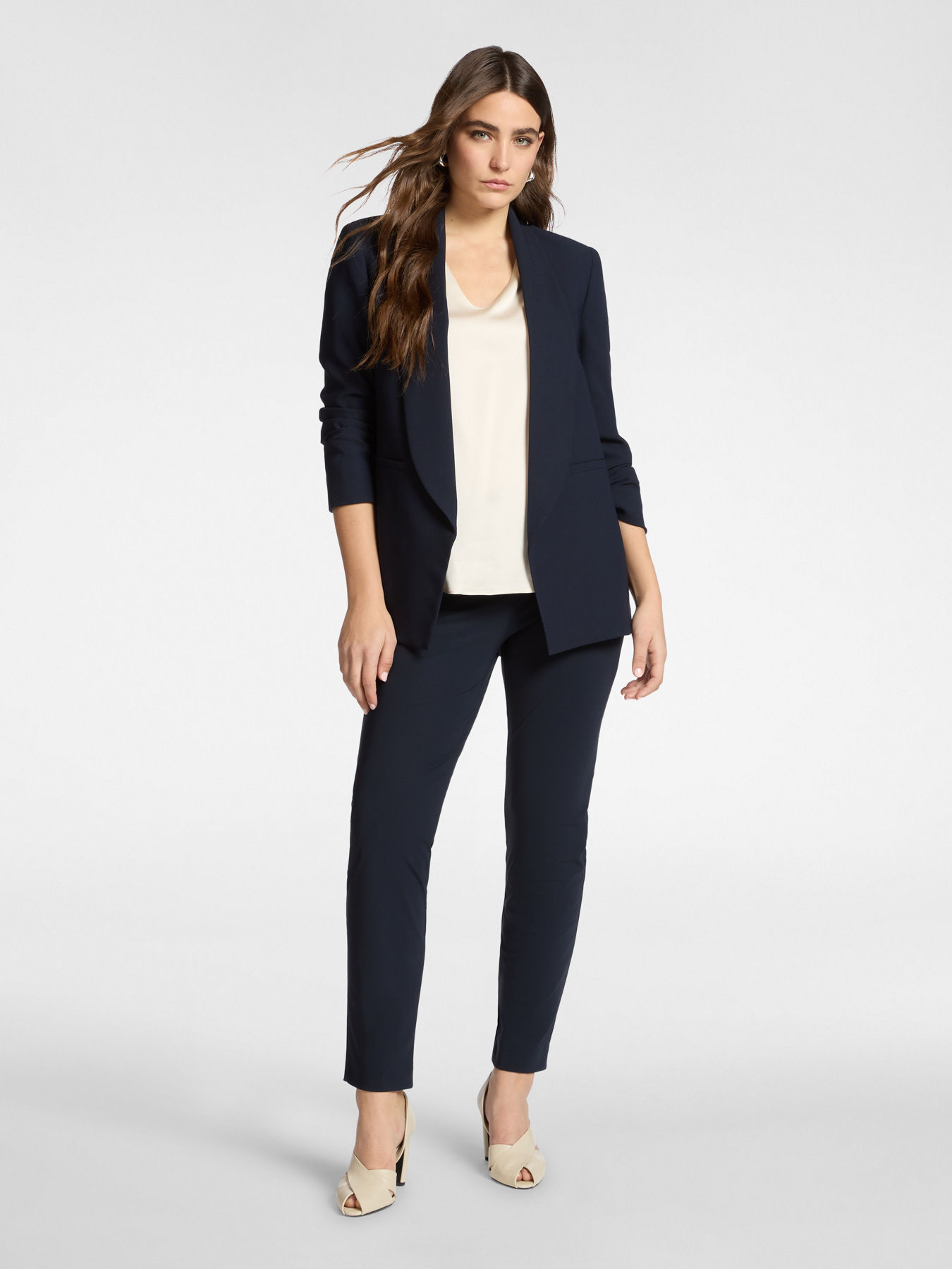 ELENAMIRO' -  Pantaloni chinos in jersey