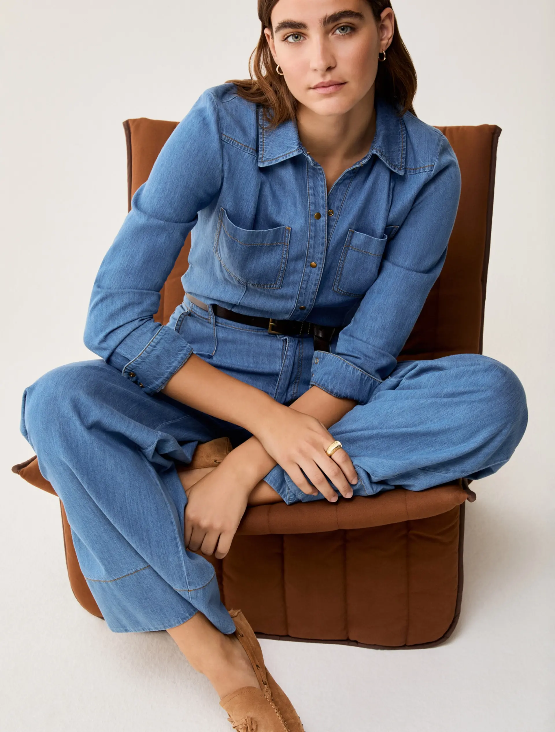 PENNYBLACK - Jeans ampi in denim leggero