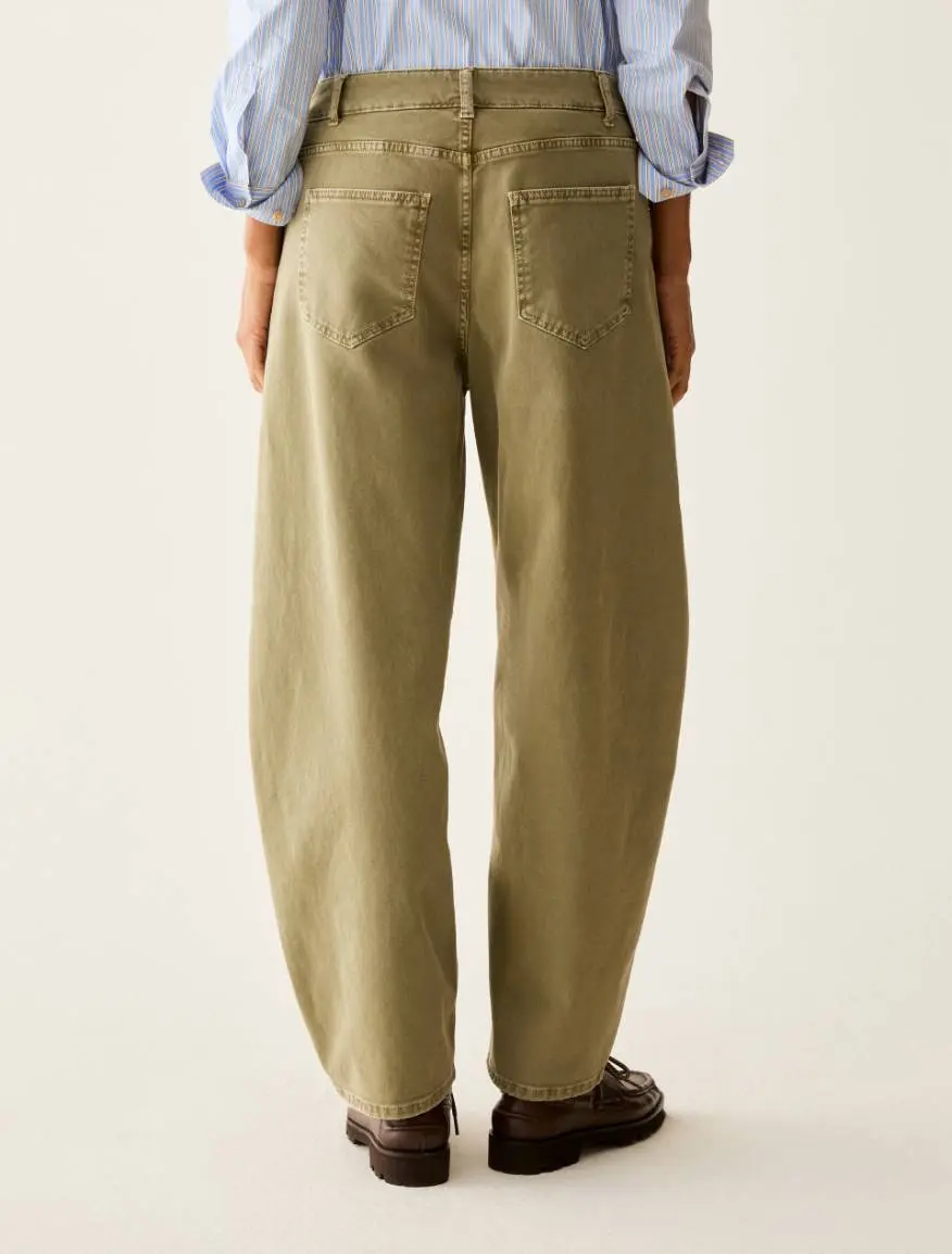 Miniatura: PENNYBLACK - Pantaloni barrel leg in bull
