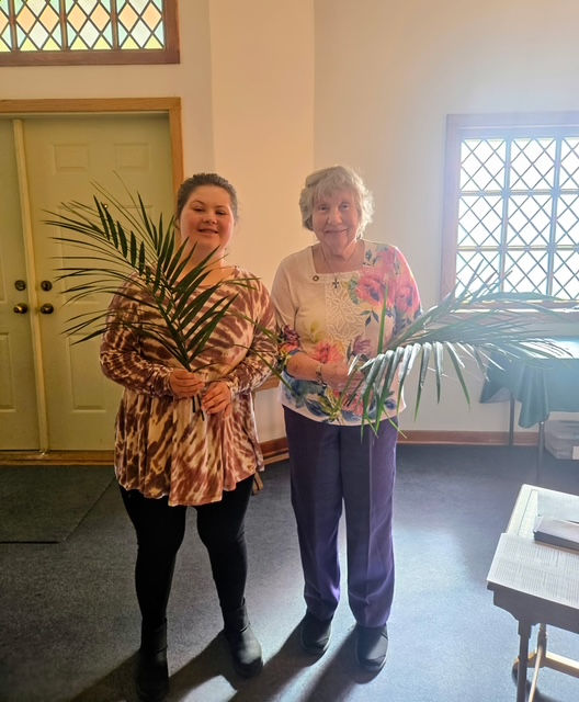 2026 Mar 29 - Palm Sunday - Kate Kujawa and Elaine Schmidt
