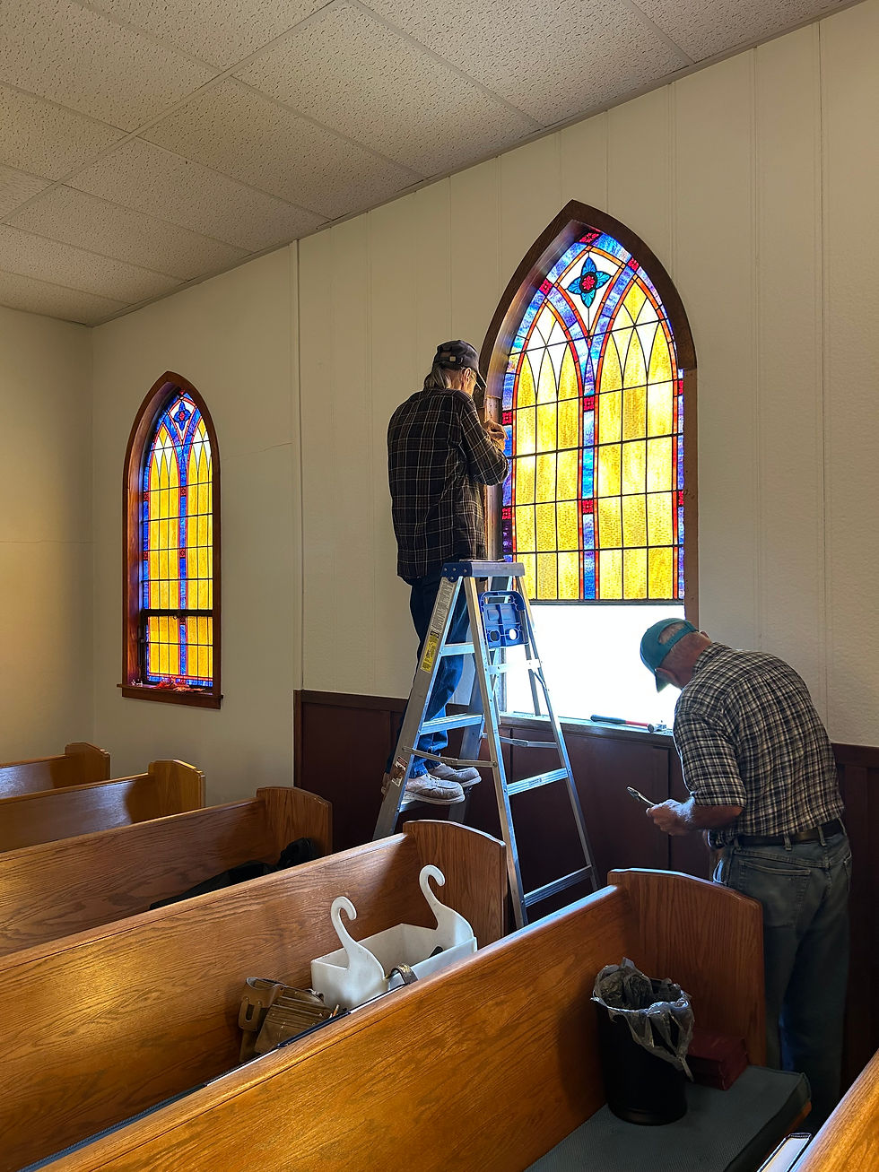 004 Work begins on the top panel