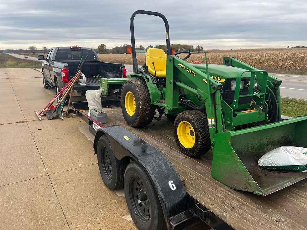 Equipment Arrived for October 25 Work