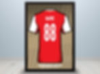 Thumbnail: Rotherham United Shirt A4 Print (unframed)