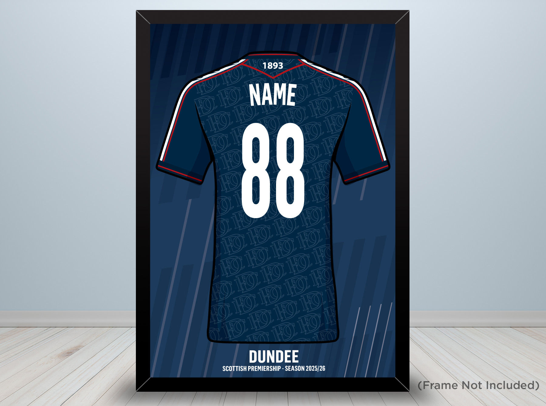 Dundee Shirt A4 Print (unframed)