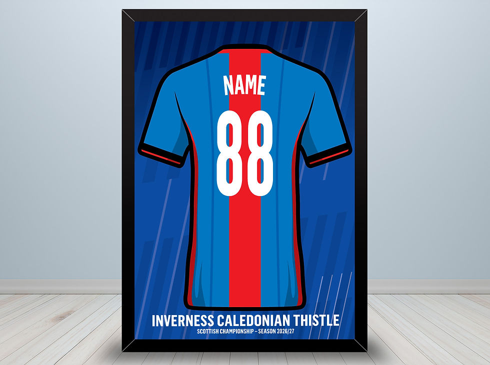 Thumbnail: Inverness Caledonian Thistle A4 Print (unframed)
