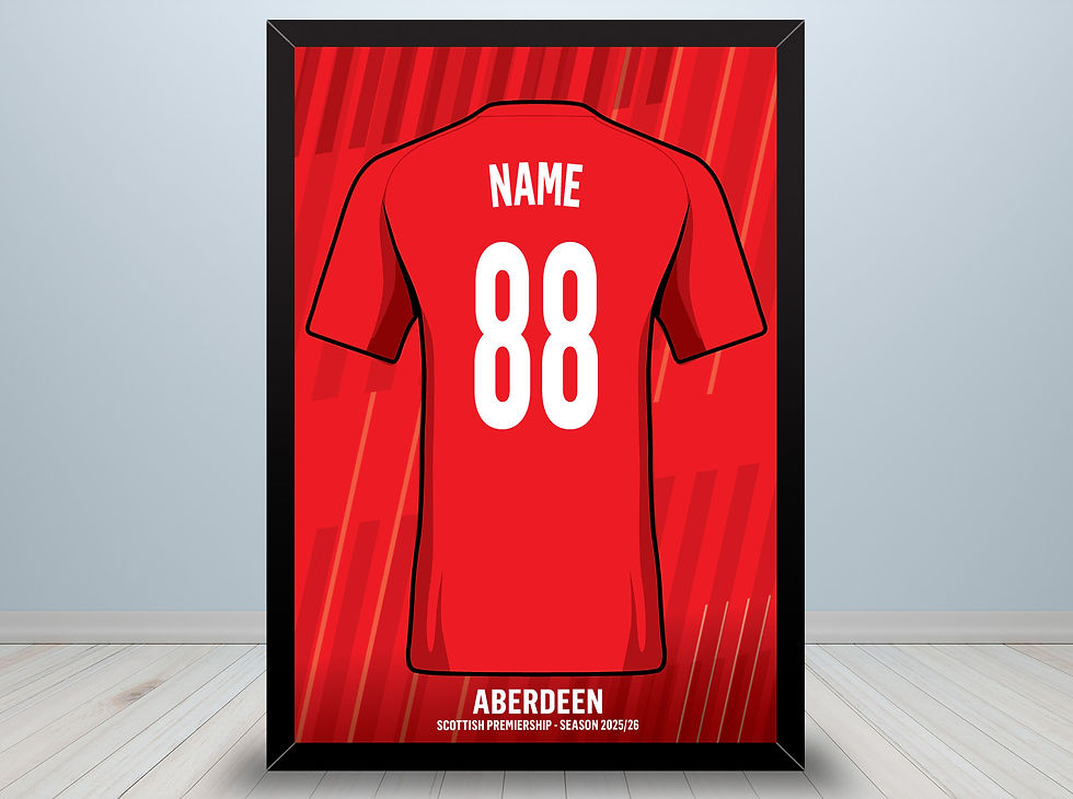 Aberdeen Shirt A4 Print (unframed)