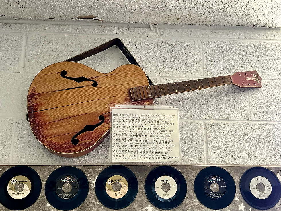 Roy Orbison Museum - Wink Texas
