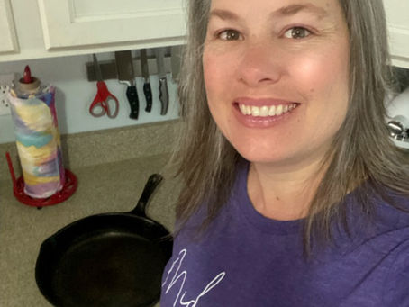 My "new" cast iron skillet ~