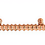 Thumbnail: Hex Step Door Pull Handle Rose Gold Finish By Craftacks
