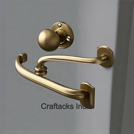 Window Ironmongery Handles and Fittings in Antique Brass Finish
