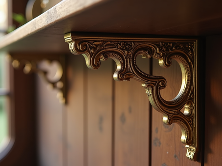 Victorian Brass Shelf Bracket Designs: Elegance and Utility