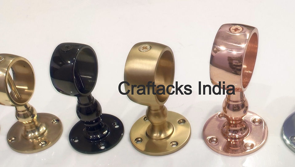 Brass Decorative Rope Rail Brackets in Finishes