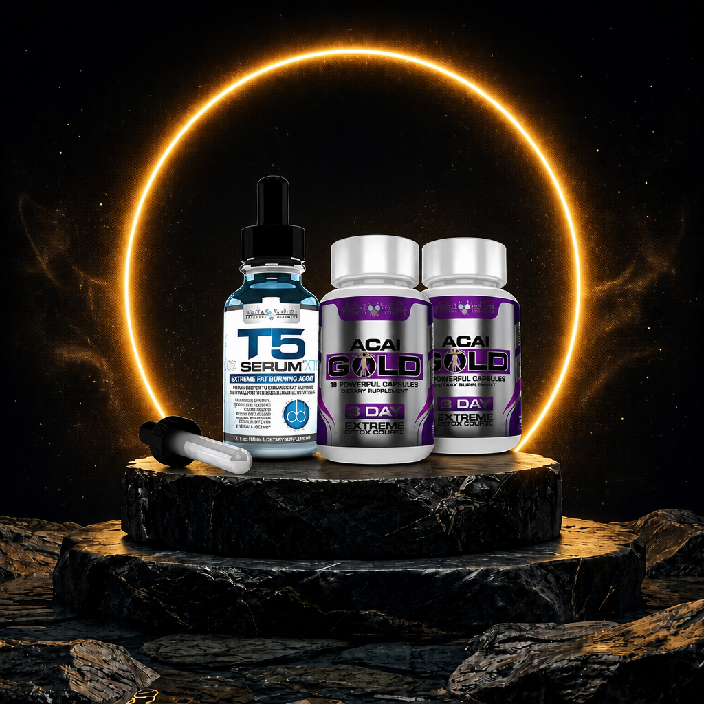 T5 Serum XT | ACAI Gold 18-Day Extreme Detox & Cleanse | PCT AID
