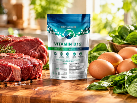 Vitamin B12 1000mcg: The Three Metabolic Roles That Make It Non-Negotiable