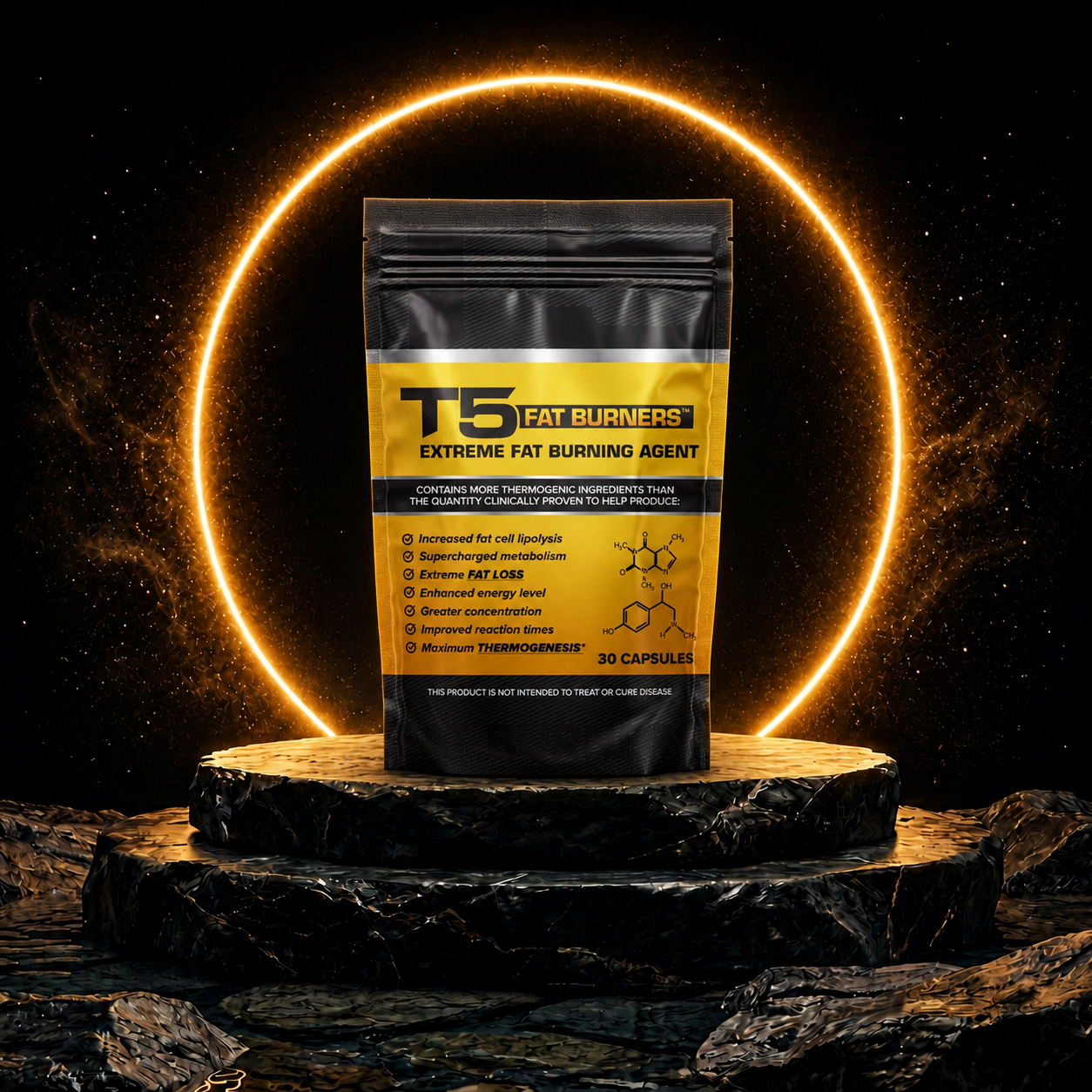 BIOGEN HEALTH SCIENCE T5 FAT BURNERS | 4X POUCHES - 120 CAPSULES