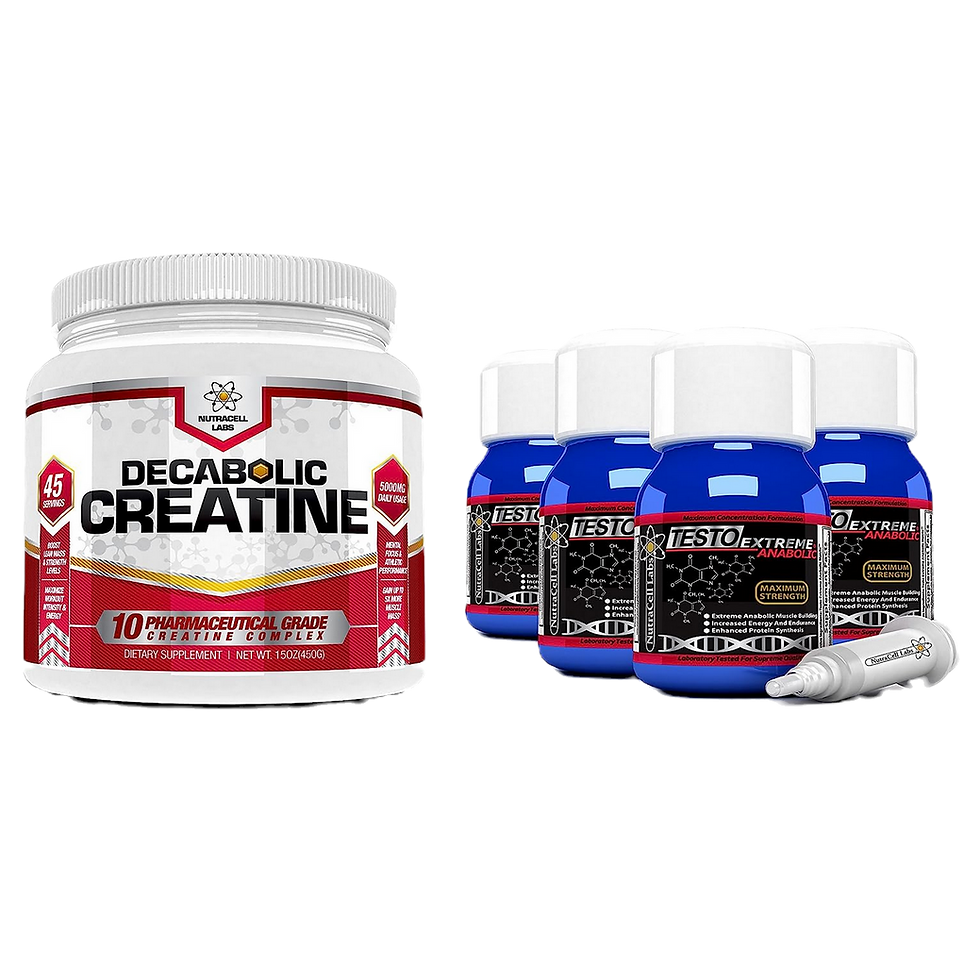 Testo Extreme Anabolic + 10 Creatine Blend Bundle