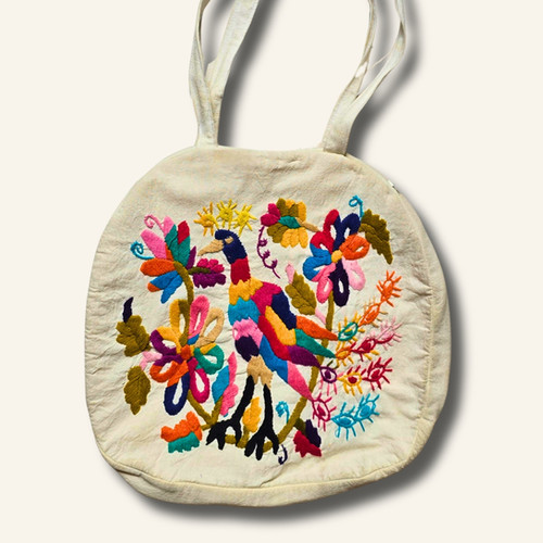 Bolsa otomí Alebrijes Artesanías