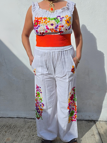 Palazzo bordado Alebrijes Artesanías