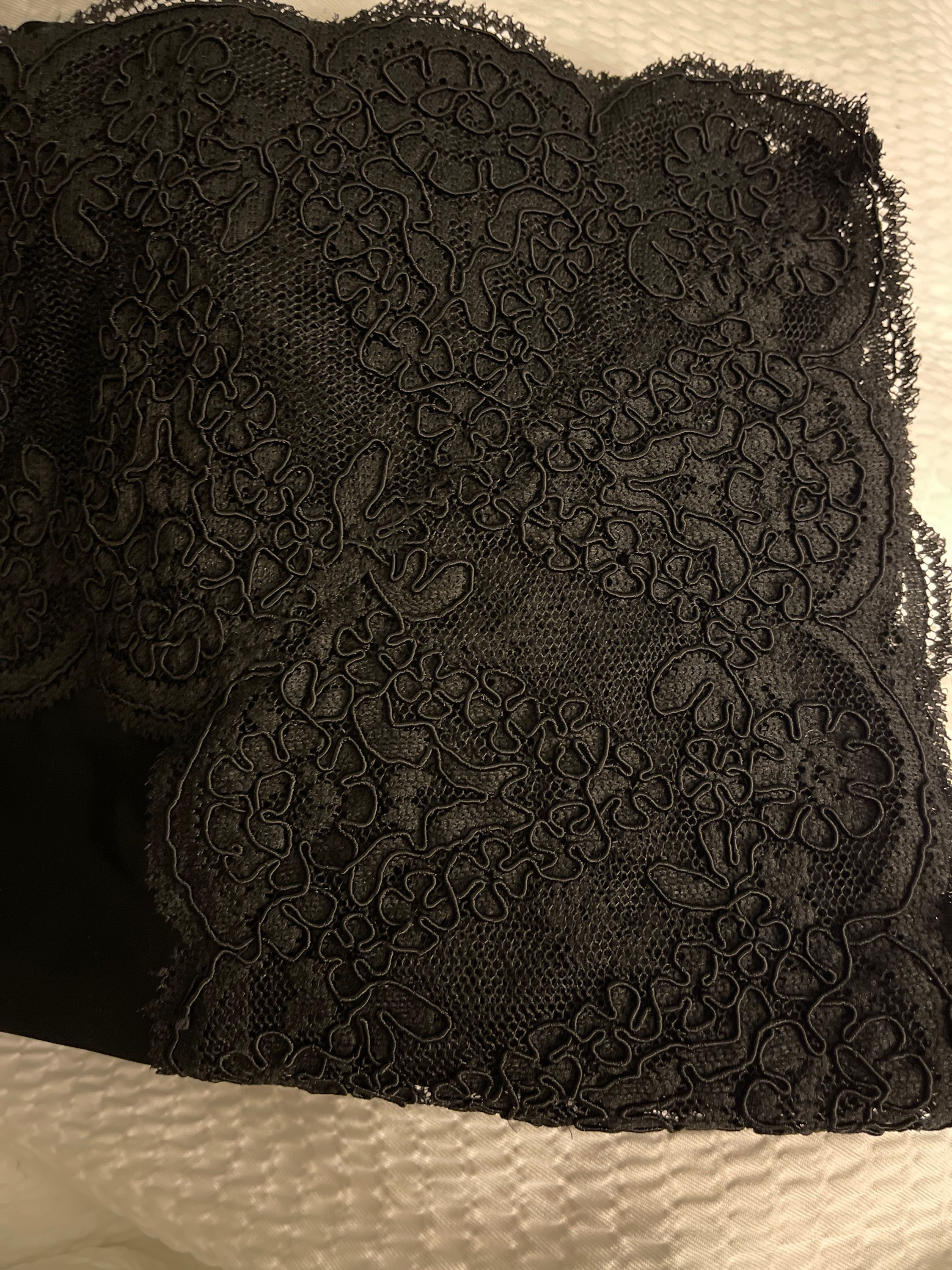 Elegant Blabk Satin Lady Lap Cover