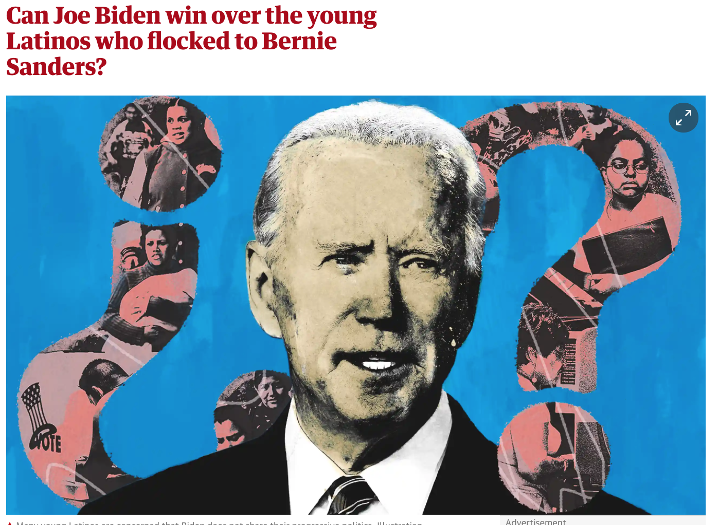 Can Joe Biden win over the young Latinos who flocked to Bernie Sanders?