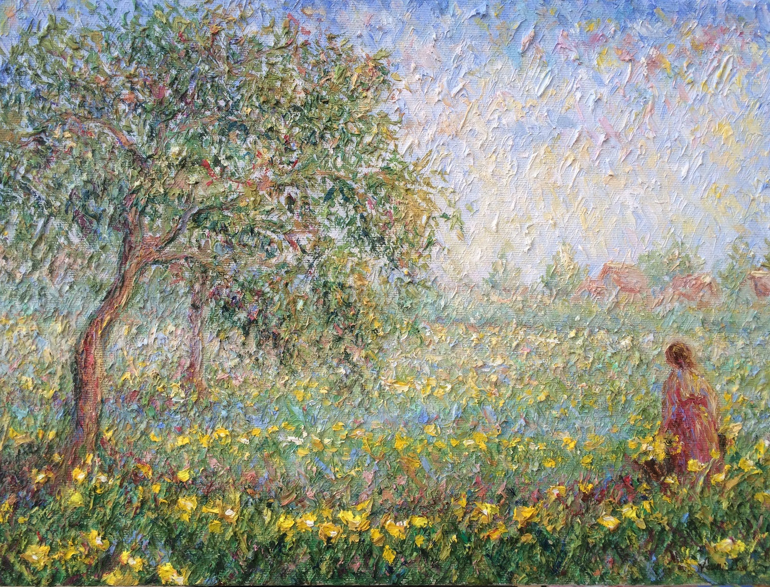 Gathering flowers, 2016