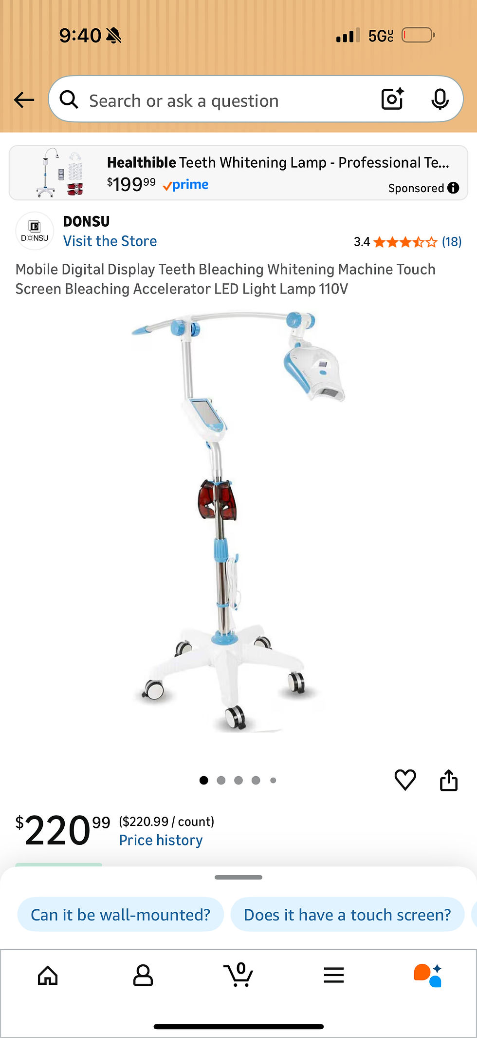 Thumbnail: Touch Screen Lamp 
