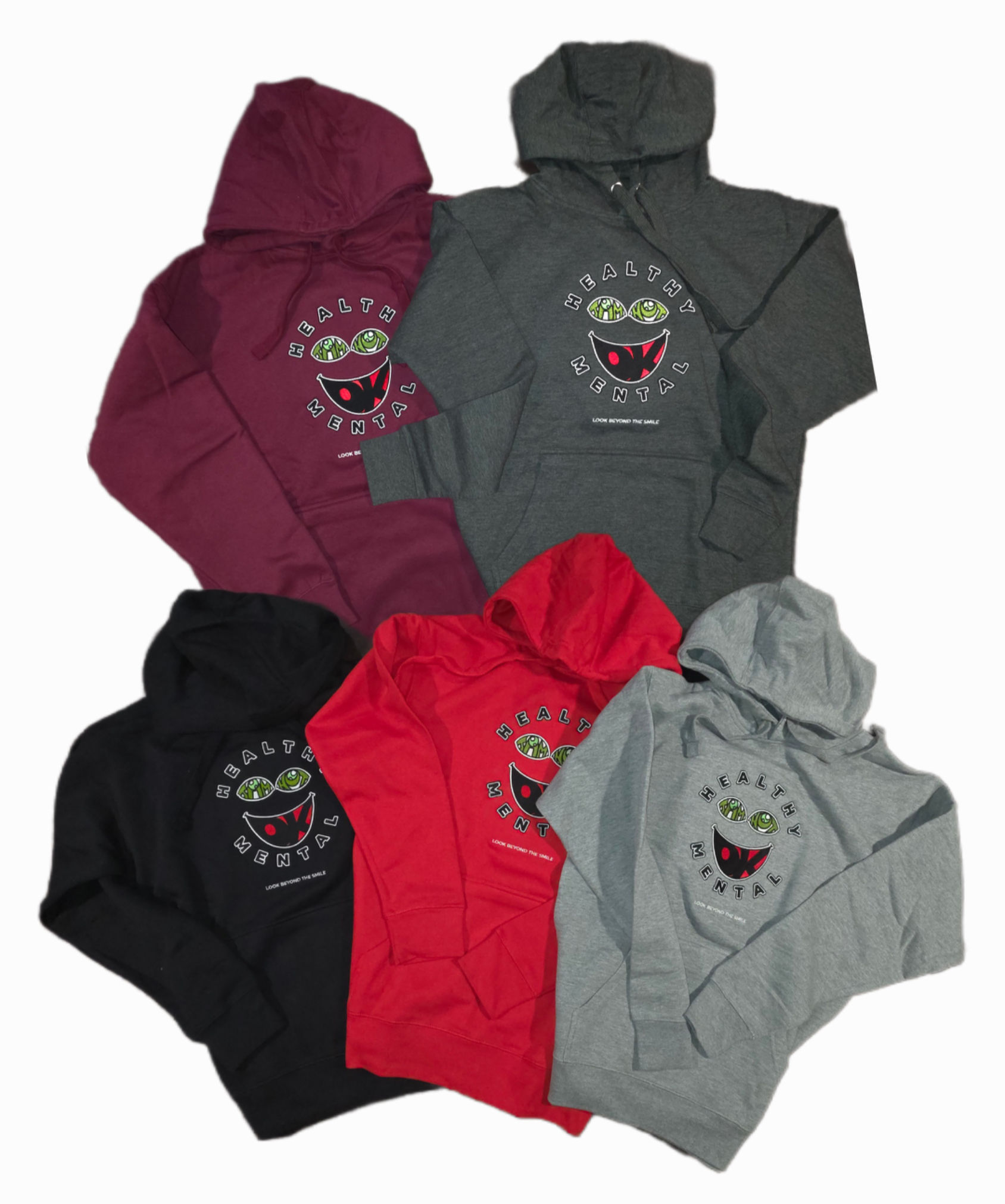HealThy Mental "Premium" Stitched Logo Hoodie (Multiple Colors)