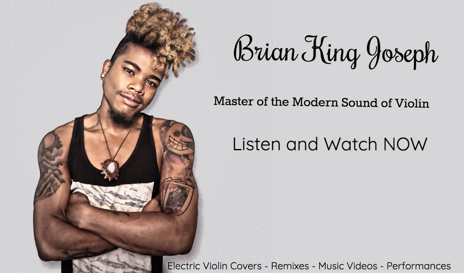 Brian King Joseph Electric Violinist Performances/Events/Bookings