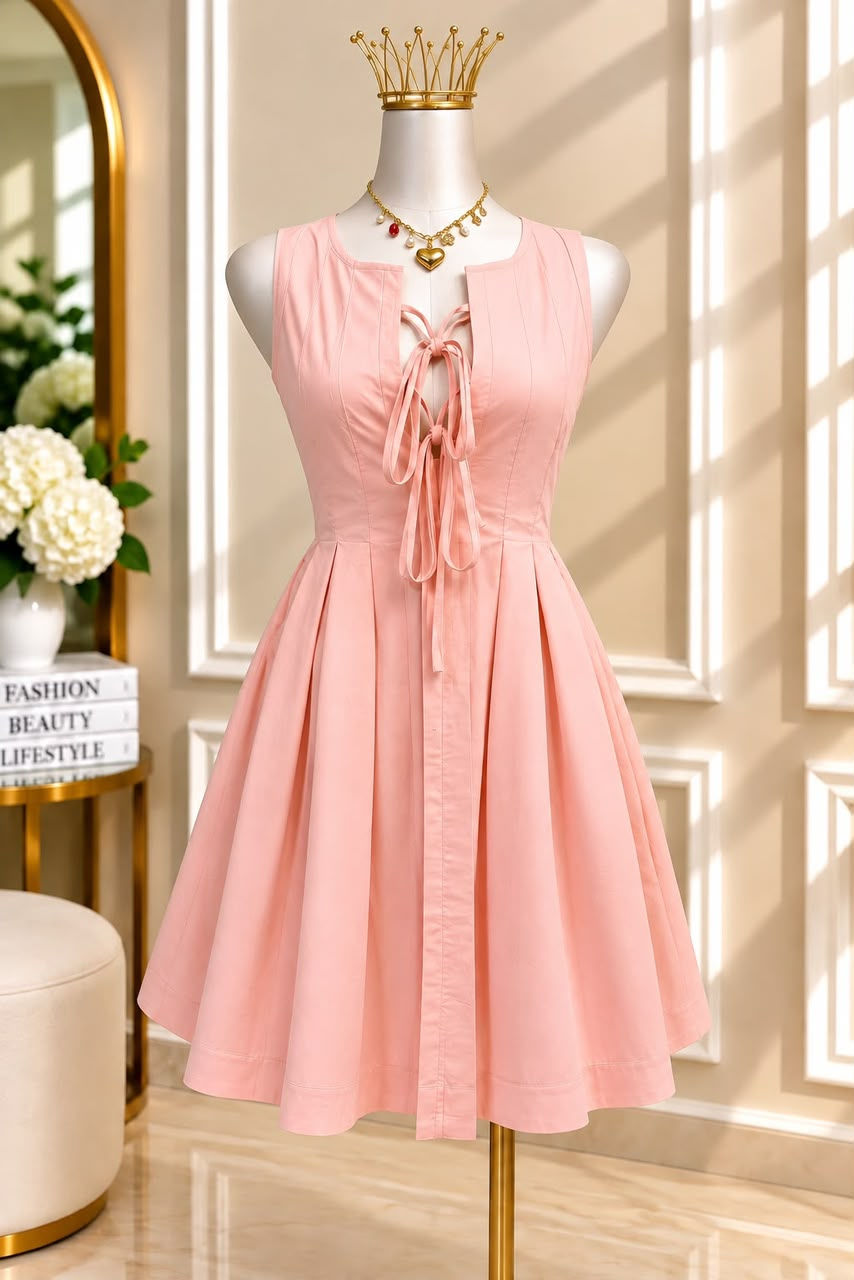 🌸 Vestido Rosé Coquette✨