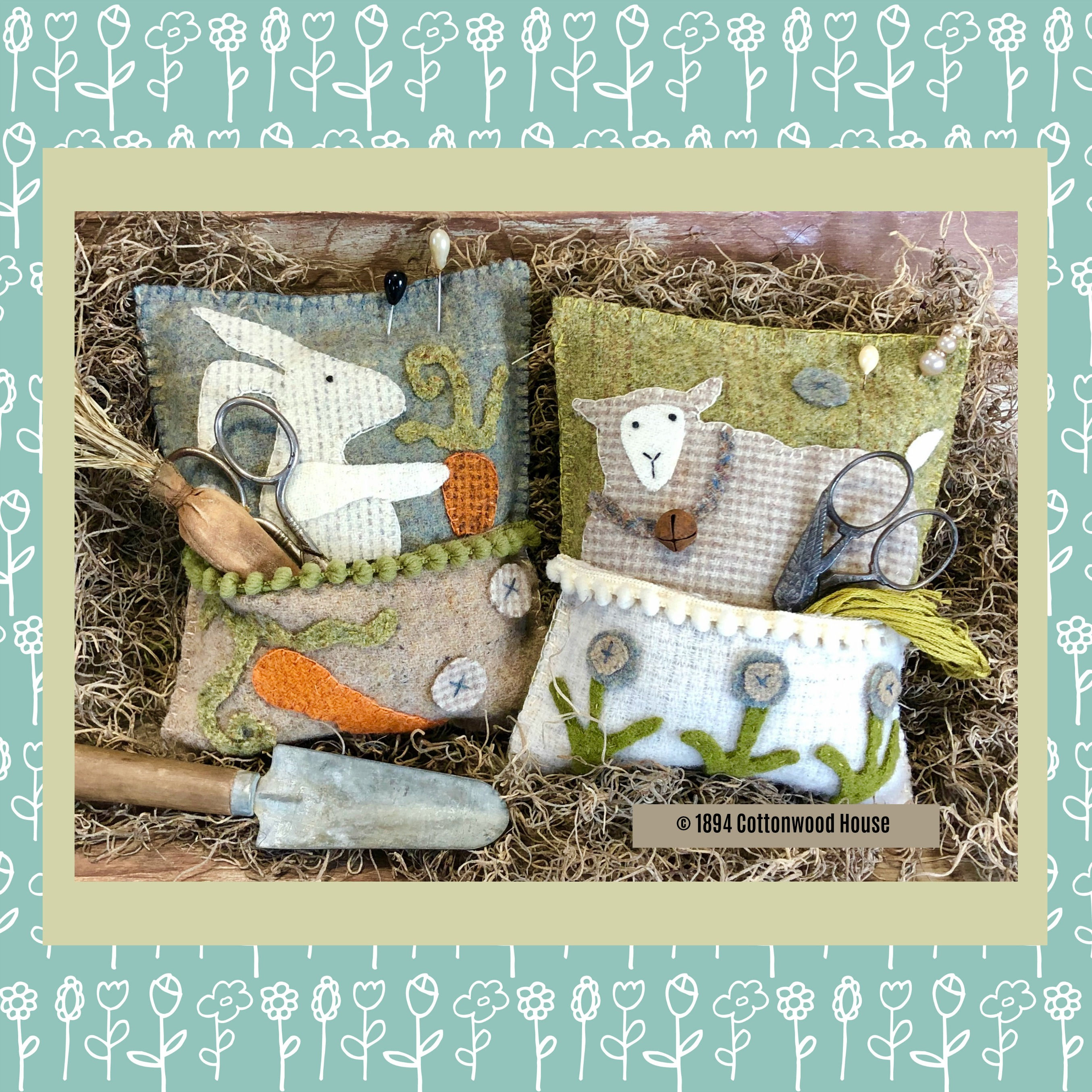 NEW! #556 "The Wooliest Farm Pin & Scissor Keeps" KIT