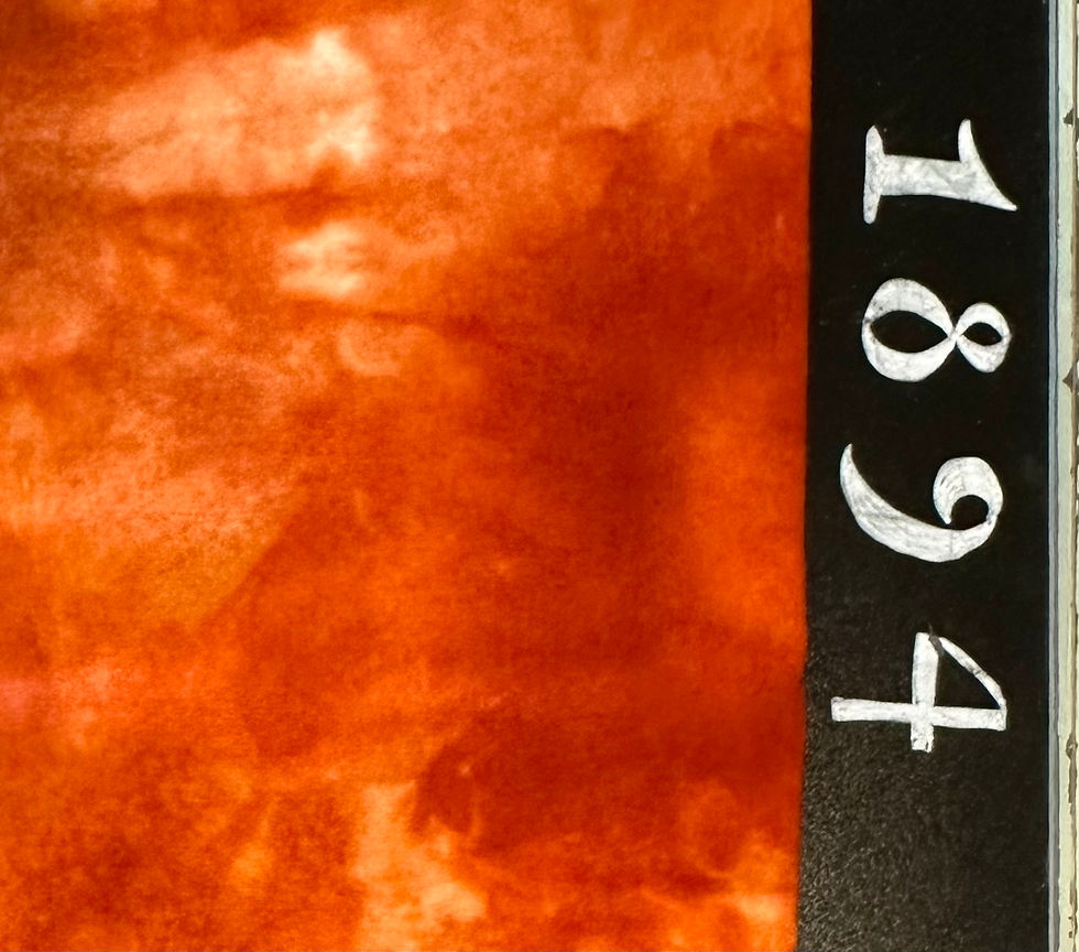 NEW!  "Miss Bunburry's Pumpkins #1" Hand Dyed Wooly FATS