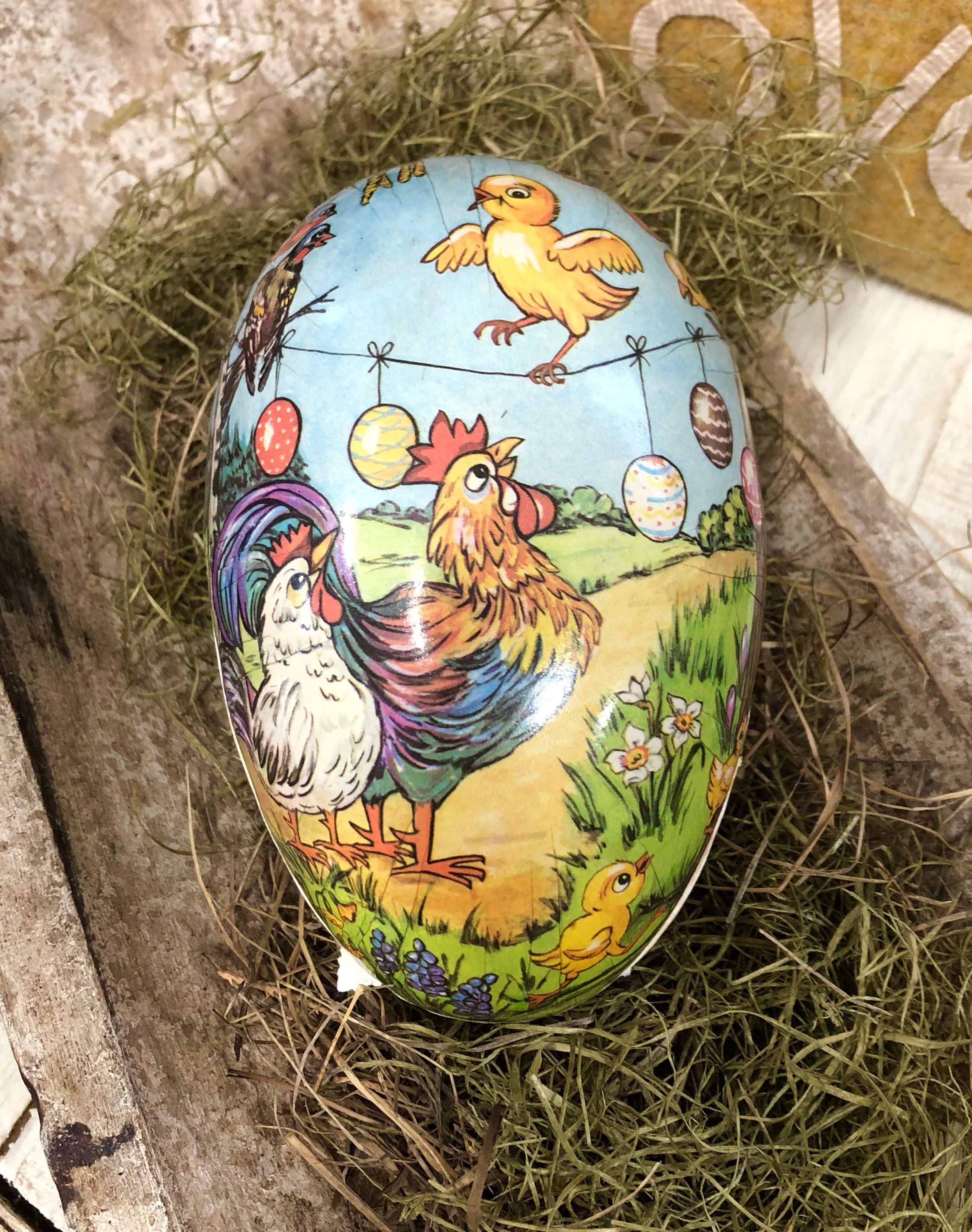 NEW!  Olde Vintage German Easter Egg #6